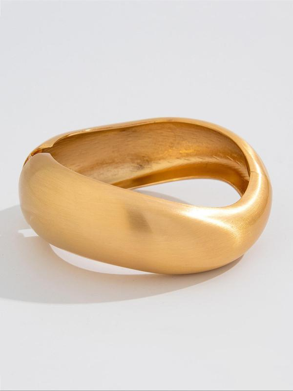 Set of 4 Wavy Cuff Bracelets