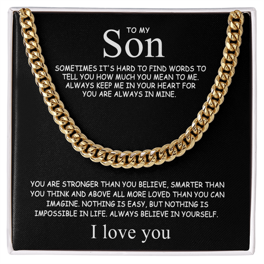 Son Always Believe Jewellery