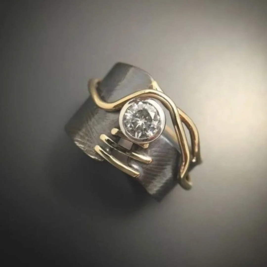 Vintage Silver Radiance Ring