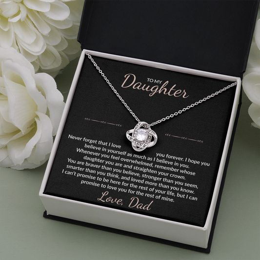 To My Daughter – Unbreakable Bond Necklace