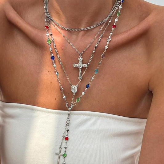 4pc Cross Necklaces Necklace