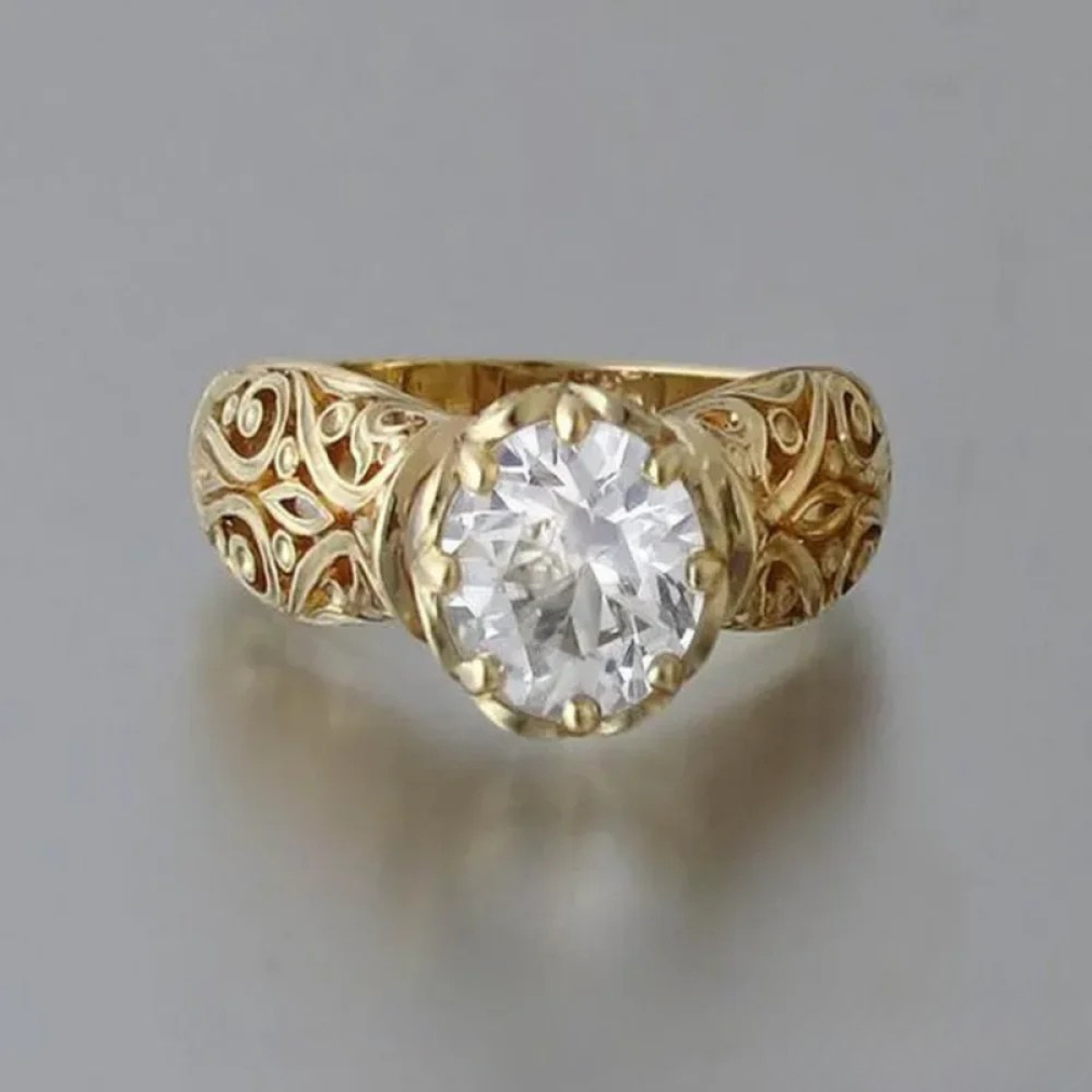 Classic White Zirconia Ring