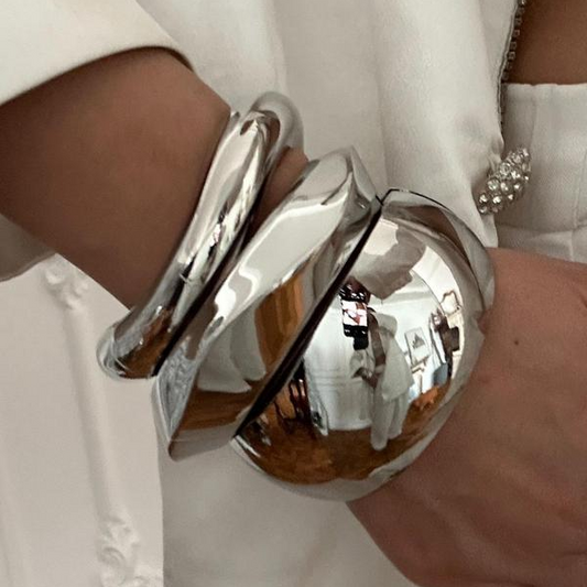 Chunky Cuff Bracelets Jewellery Set