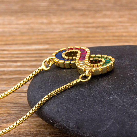 CZ Infinity Necklace