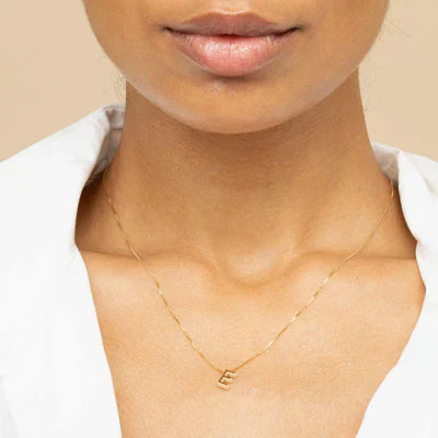 GOLD INITIAL NECKLACE - LOVE LETTER