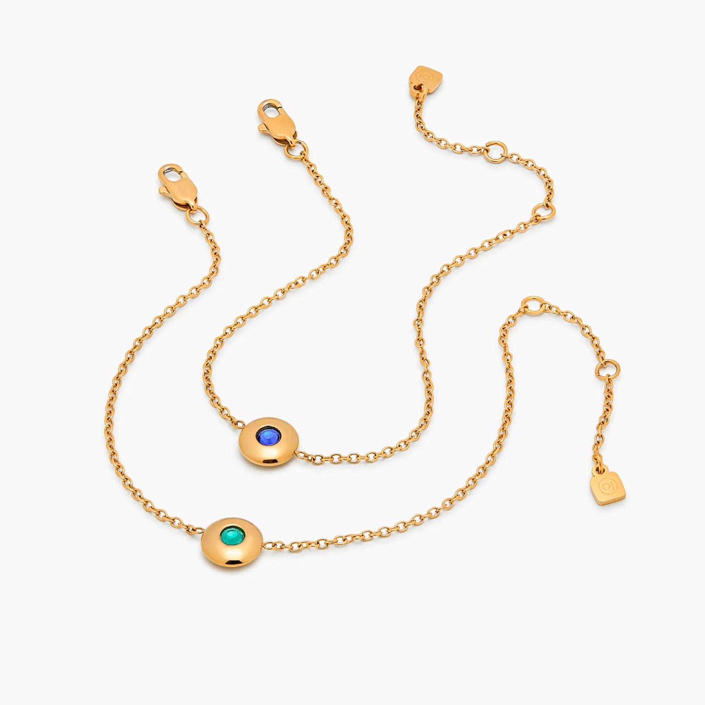 Petite Birthstone Charm Bracelet