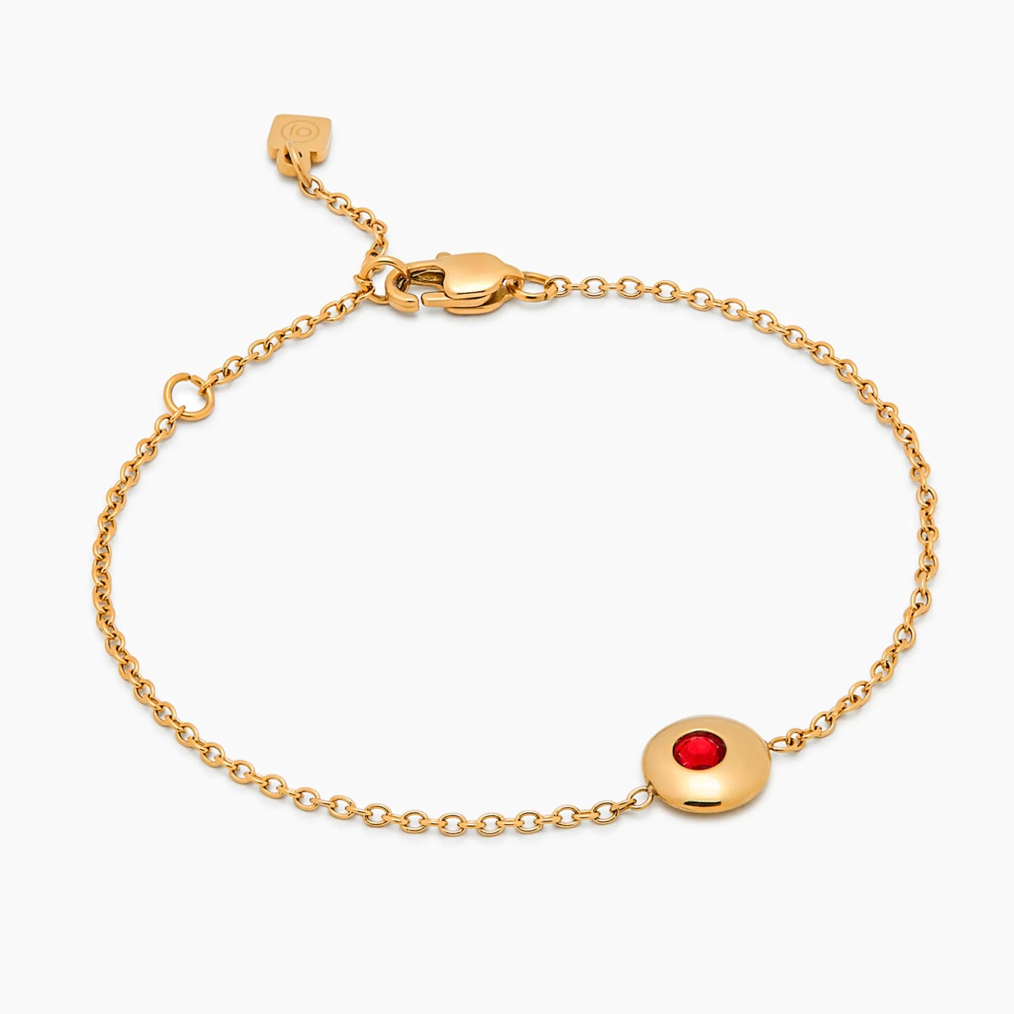 Petite Birthstone Charm Bracelet
