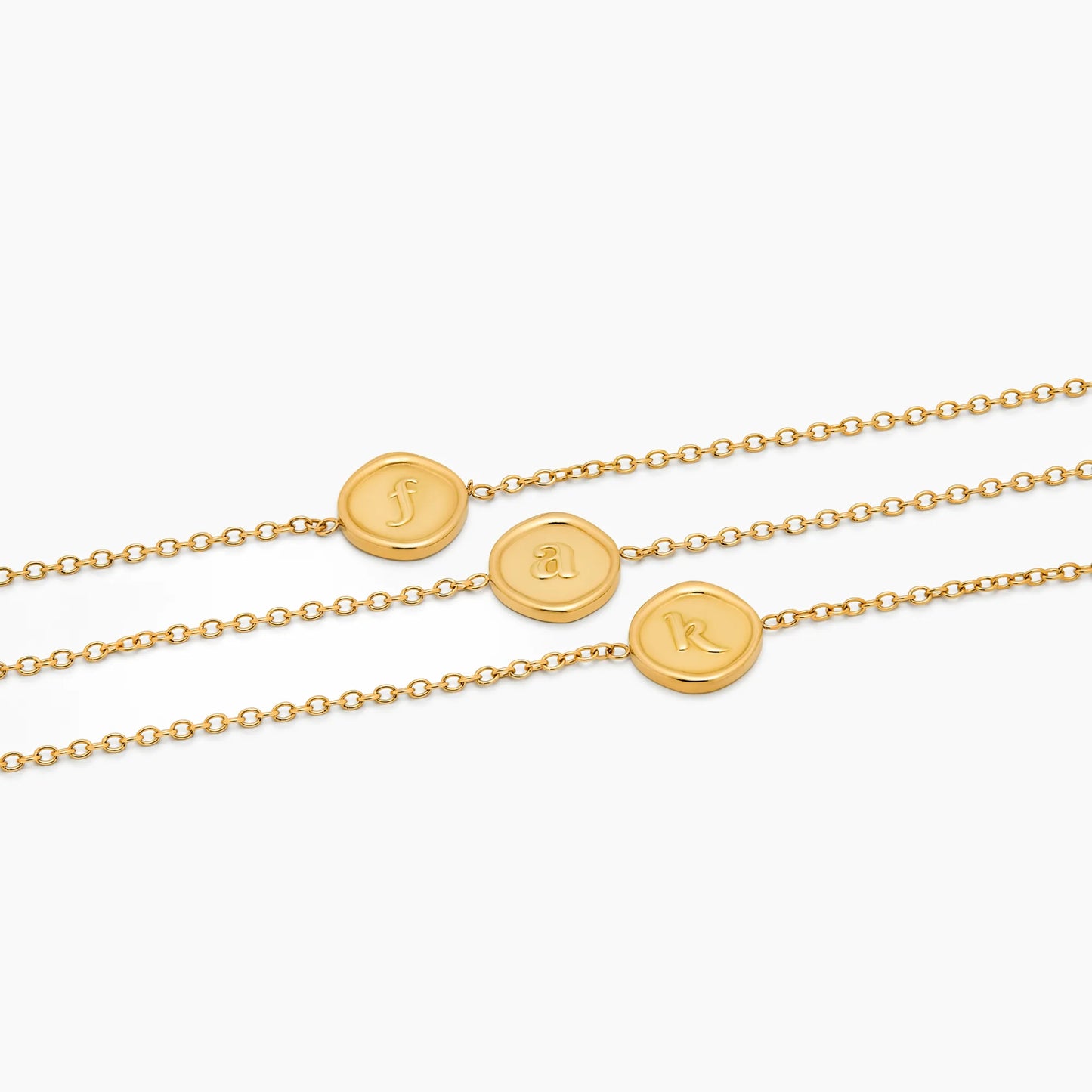 Personalized Initial Stamp Bracelet