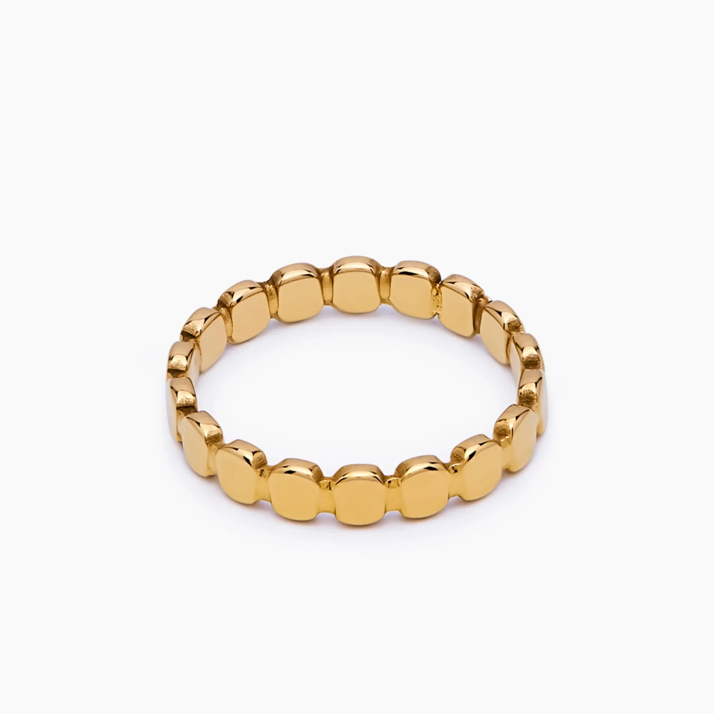 Golden Beaded Ring