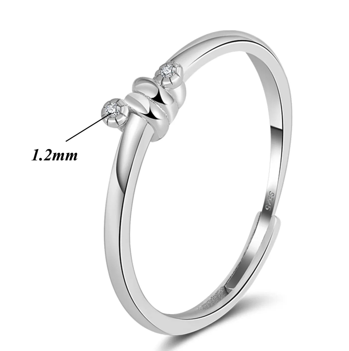 Delicate Mini Crystal Ring