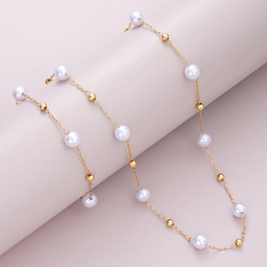 2pc Gold Beaded Jewellery Set