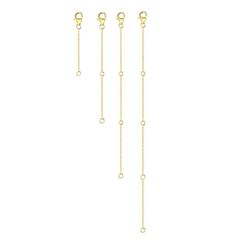 4-Piece Necklace Extender Set (2-8 inches / 5-20 cm)