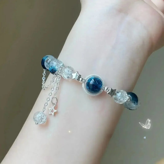 Crystal Star Tassel Bracelet