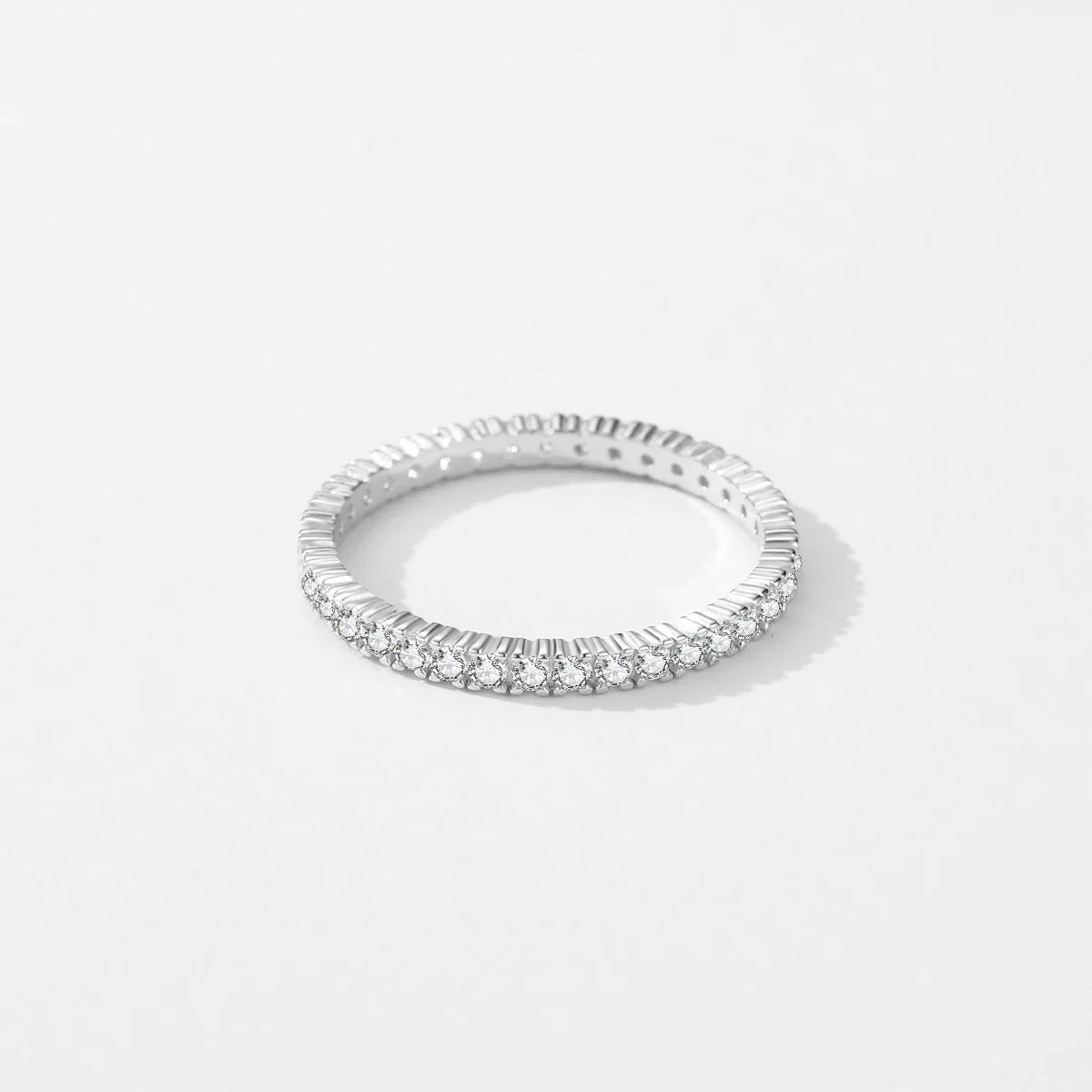 Radiant Minimalist Infinity Ring