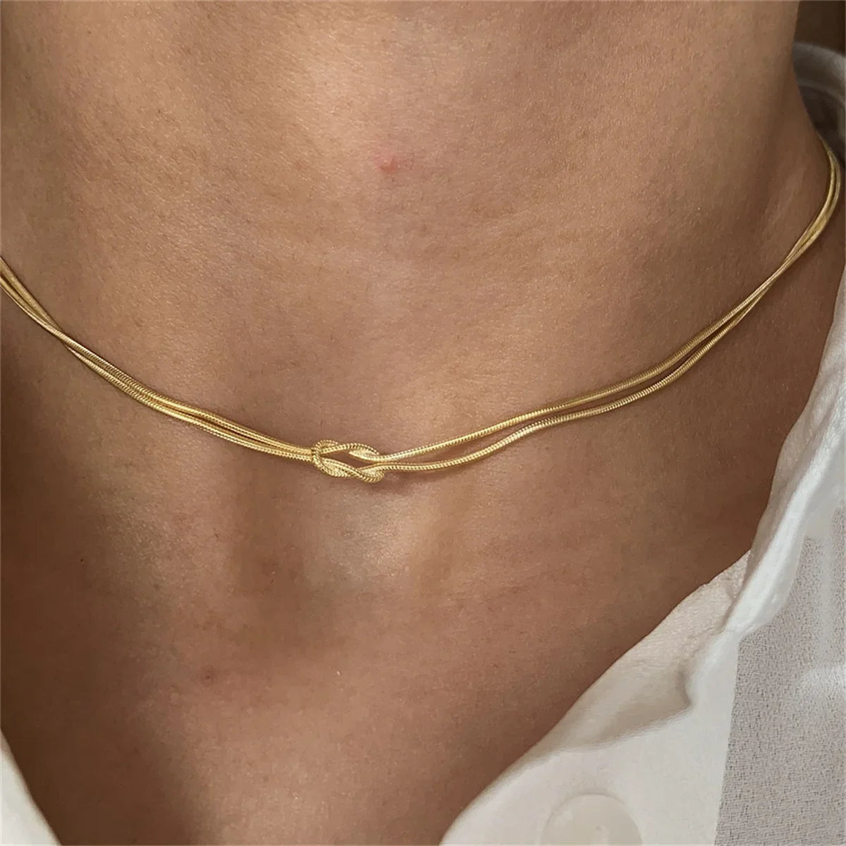 Custom Engraved Love Knot Necklace