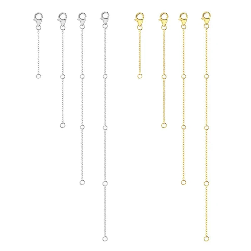 4-Piece Necklace Extender Set (2-8 inches / 5-20 cm)