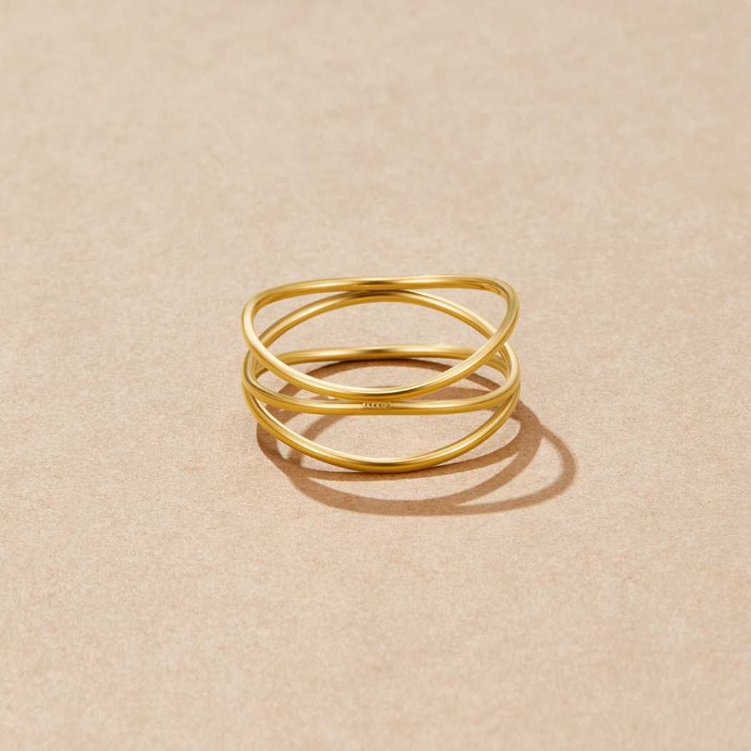 Eternal Gold Infinity Loop Ring