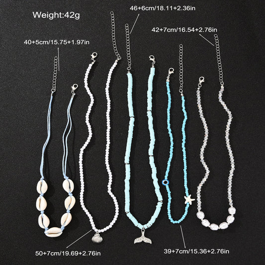 5pc Boho Shell Jewellery Set