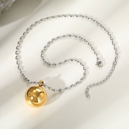 Two Tone Ball Necklace