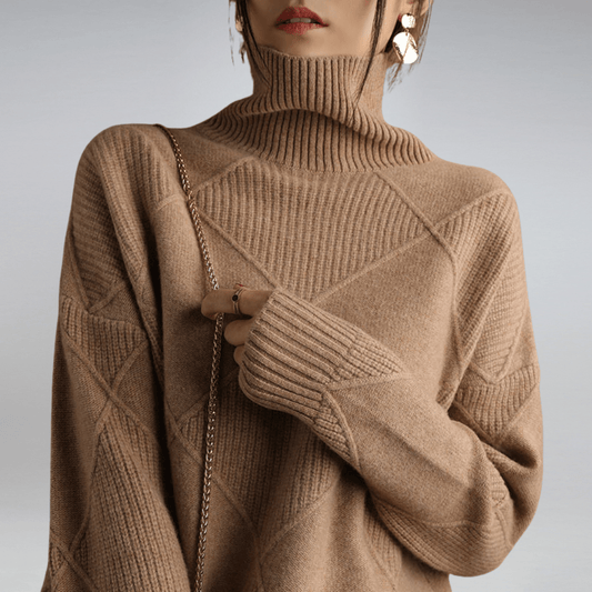 Ameline | Cozy Turtleneck Knit Sweater