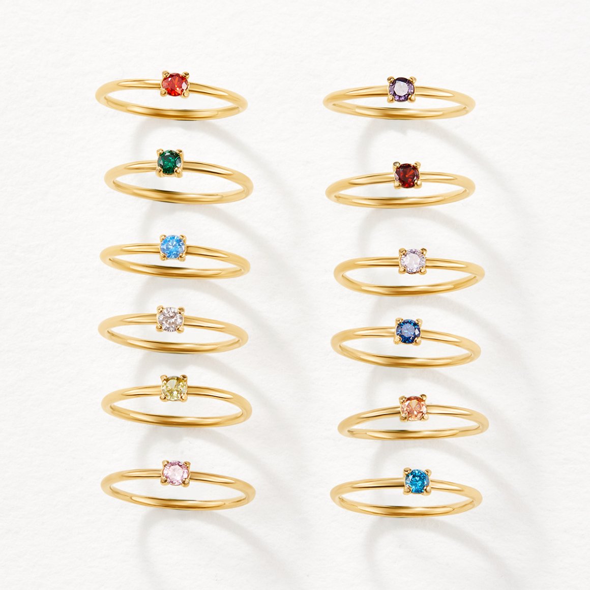 Distinctive Birthstone Rings