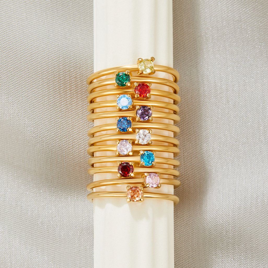 Distinctive Birthstone Rings