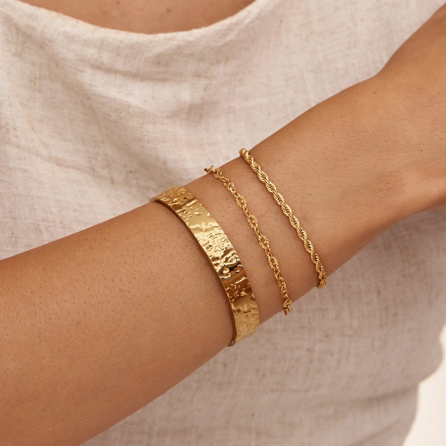 Statement Sequin Chain Bracelet