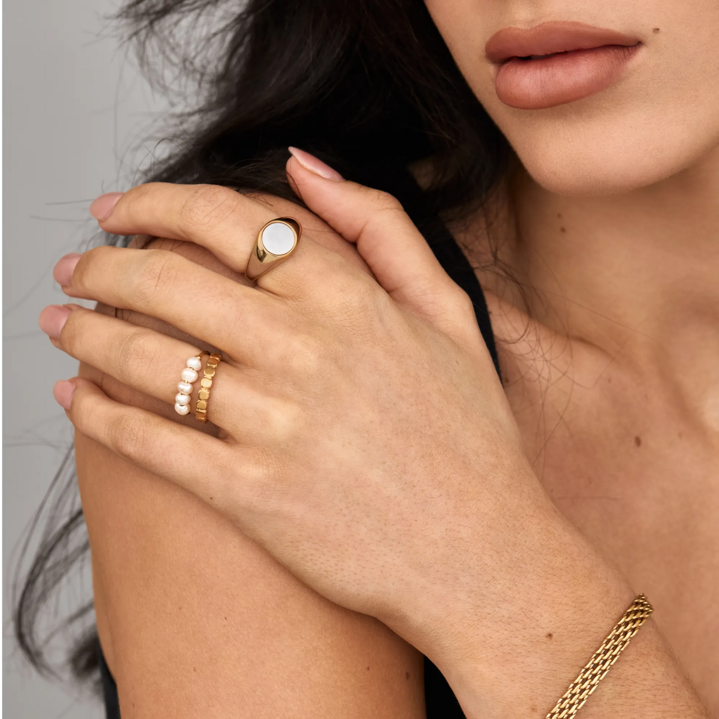 Mother Of Pearl Ring
