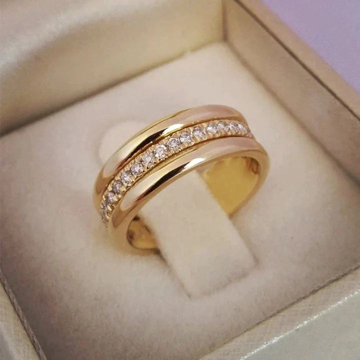 Classic Zirconia Inlay Ring