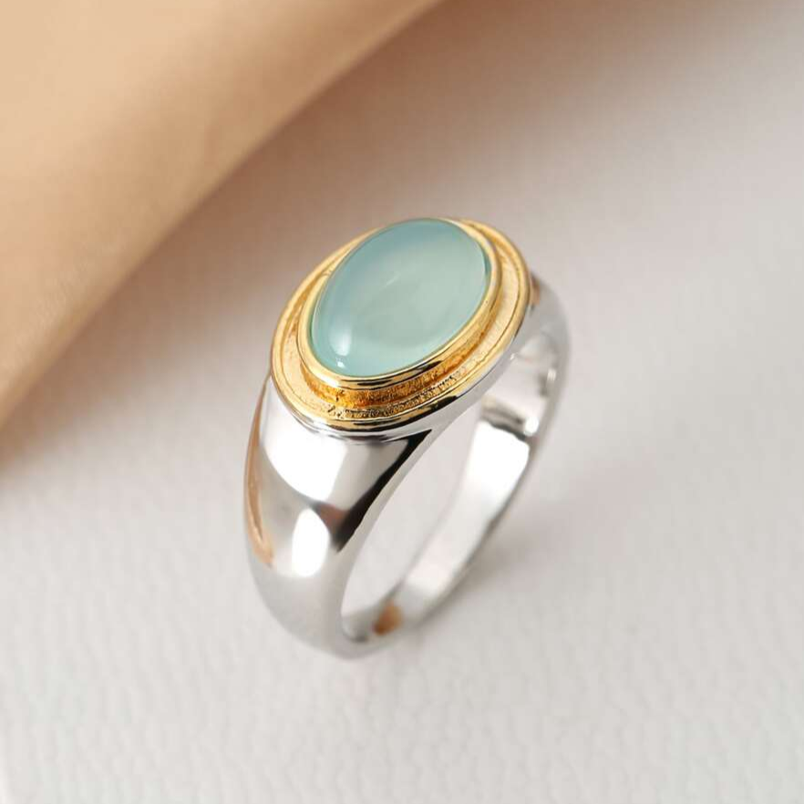 Eternal Green Moonstone Ring