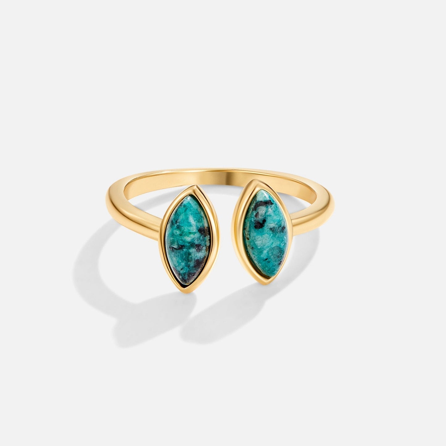 Elegant Green Wrap Ring