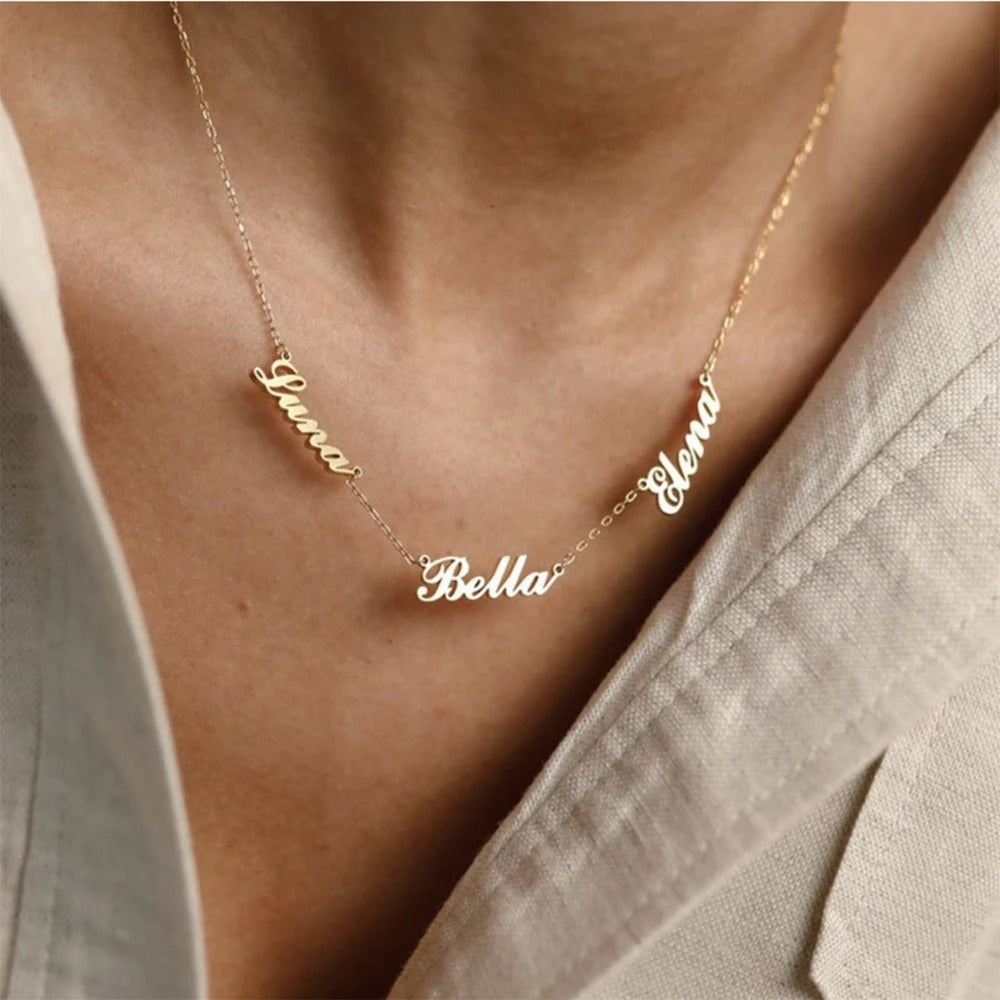 Custom Engraved Name Necklace
