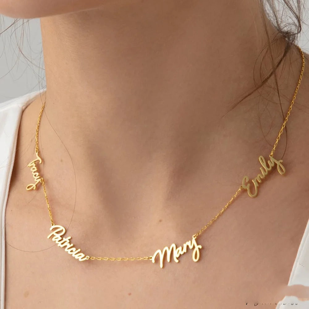 Custom Engraved Name Necklace