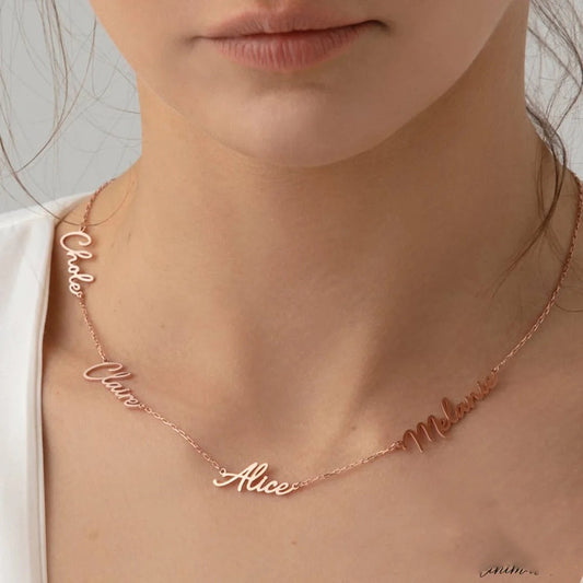 Custom Engraved Name Necklace
