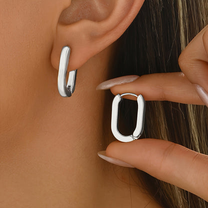 Chic Geometric Hoop Earrings