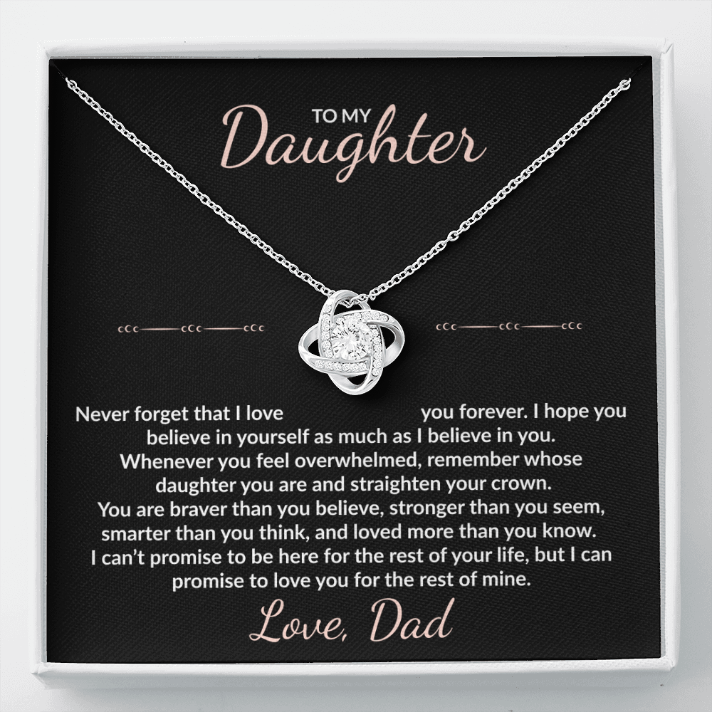 To My Daughter – Unbreakable Bond Necklace
