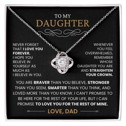 My Daughter – Love You Forever Necklace