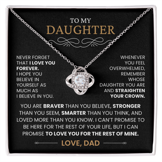 My Daughter – Love You Forever Necklace