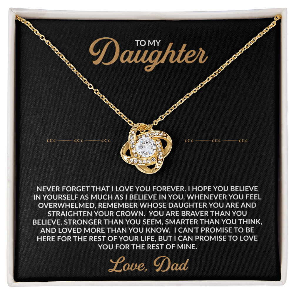 To My Daughter – Always With You Necklace
