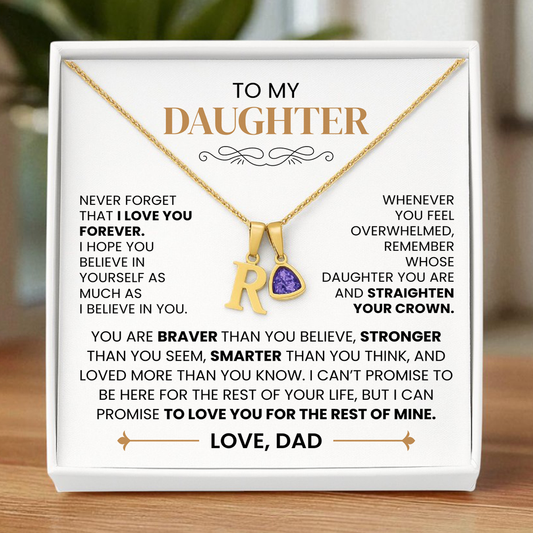 To My Daughter – Bond That Lasts Forever Necklace