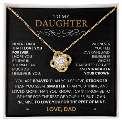 My Daughter – Love You Forever Necklace