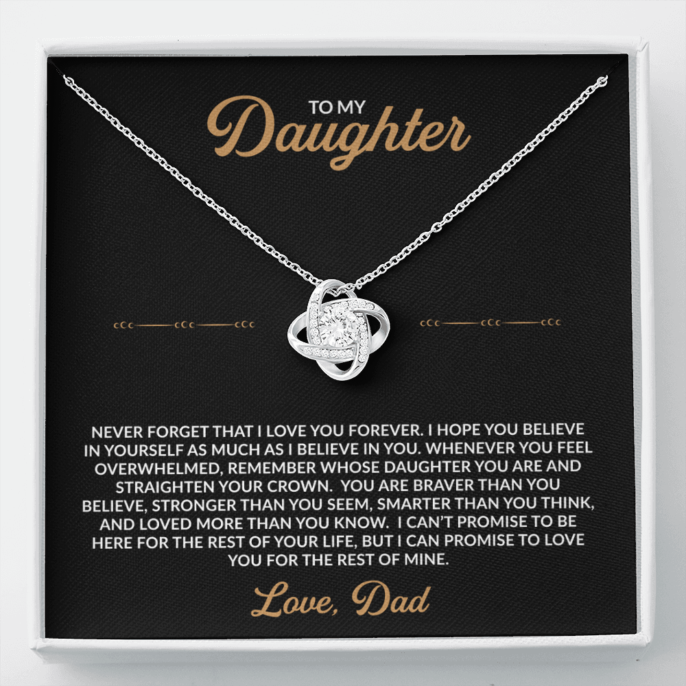 To My Daughter – Always With You Necklace