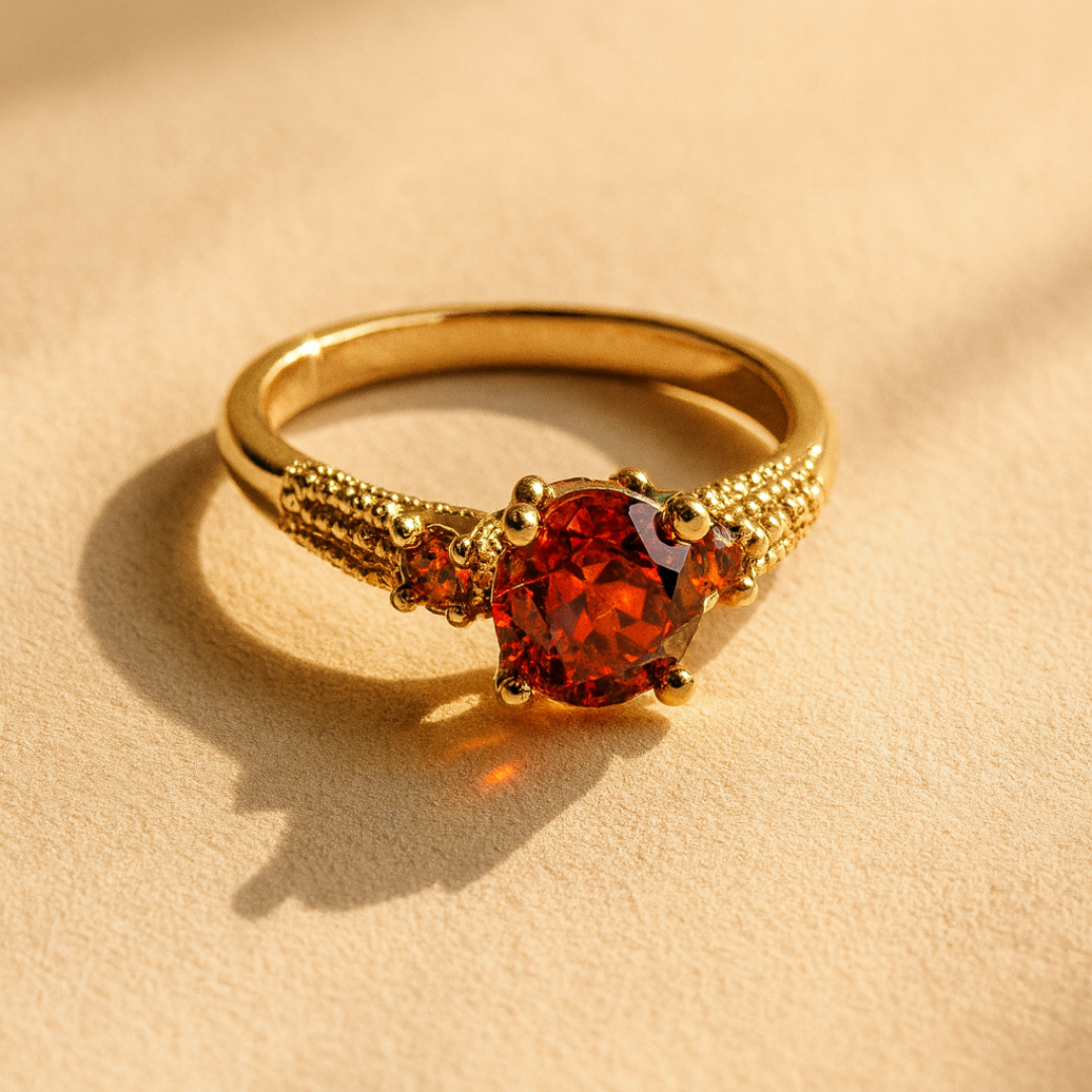 Tindra – Gold Statement Ring