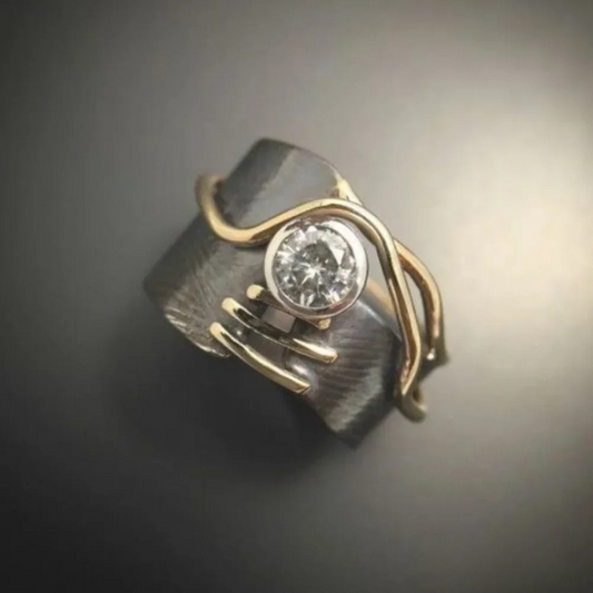 Vintage Silver Radiance Ring