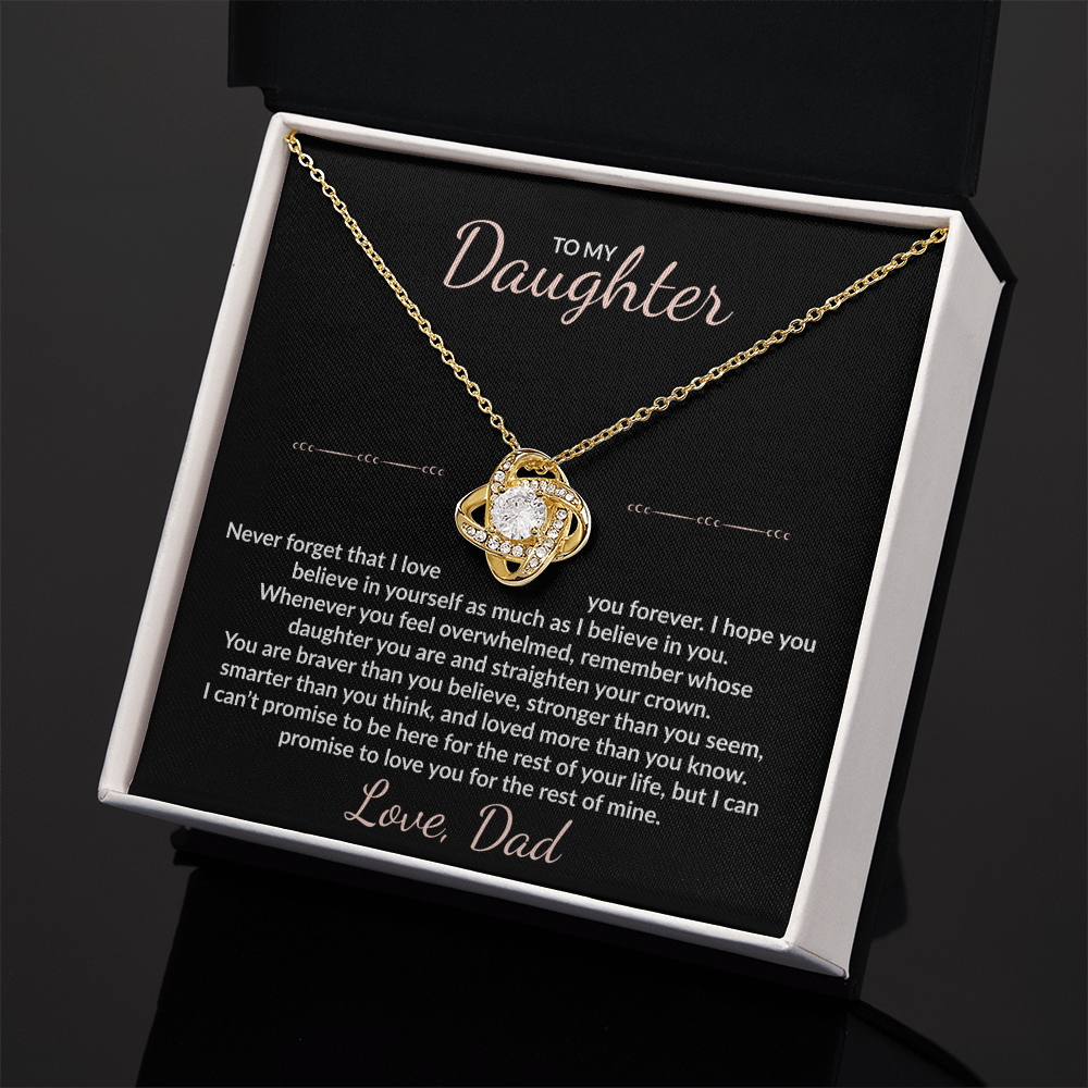 To My Daughter – Unbreakable Bond Necklace