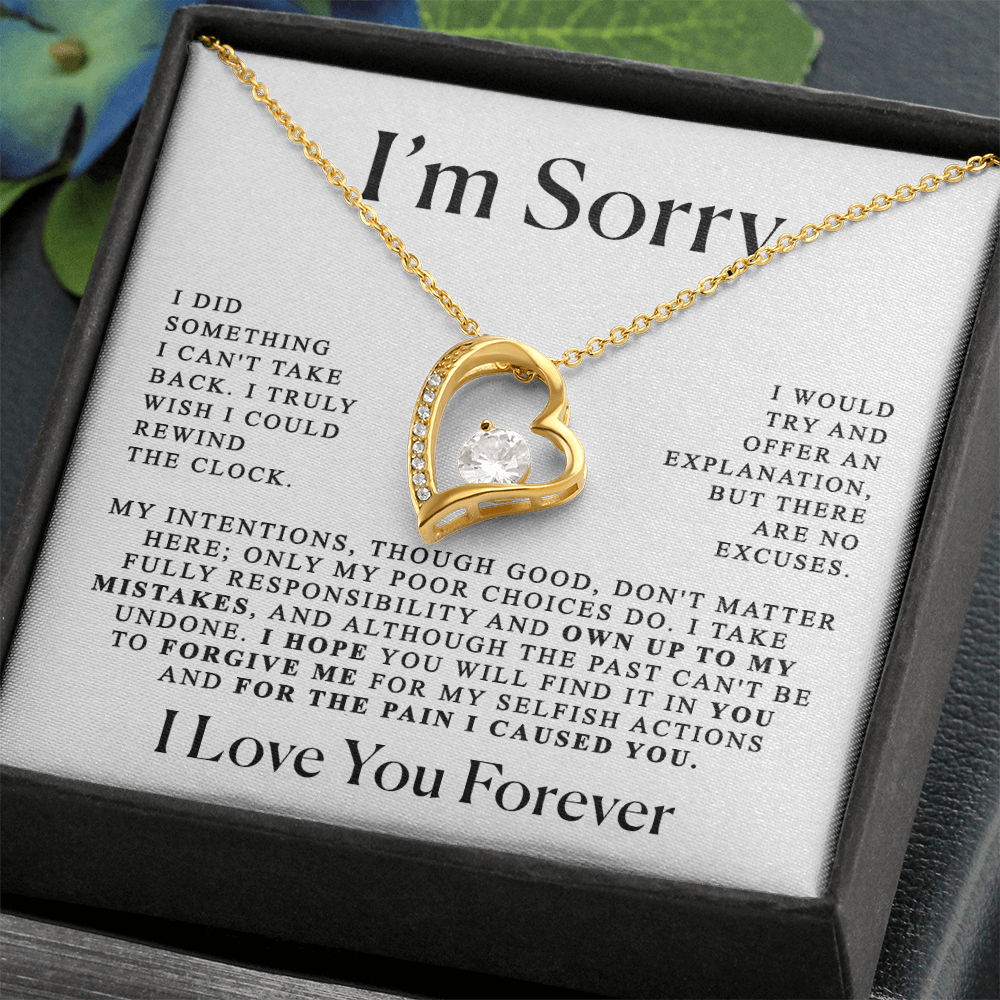 Apology Her Heart Necklace