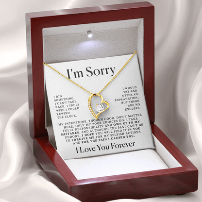 Apology Her Heart Necklace