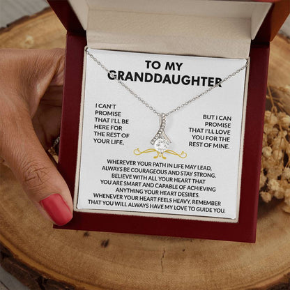 To my Granddaughter - Love pendant necklace