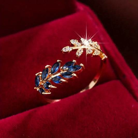 CLARA - SAPPHIRE GOLD RING