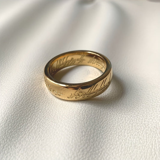 Gold-Finished Energy Ring